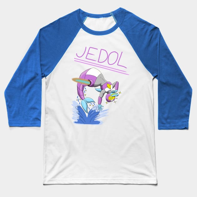 Fabulous Merman Jedol Baseball T-Shirt by Cyborg-Lucario